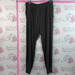 Lou & Grey sweatpants Charcoal Ribbed Drawstring Joggers